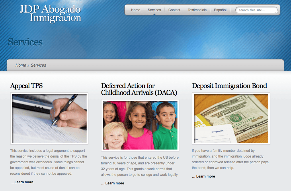 JDP Abogado Inmigracion (Dual Language)