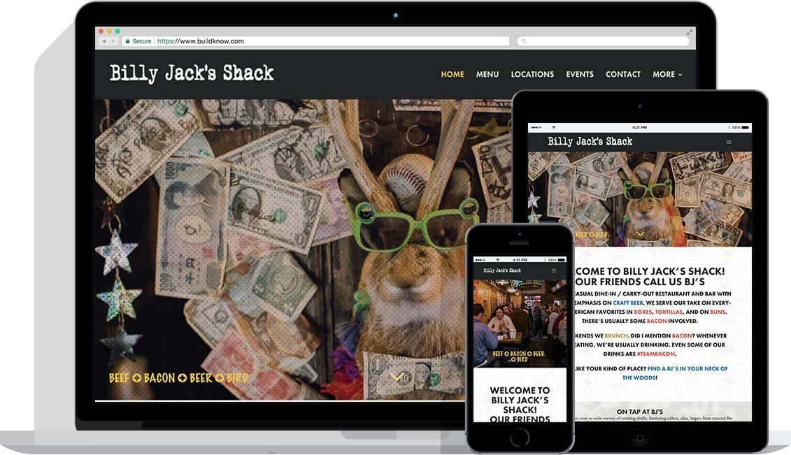 Billy Jack's Shack Website